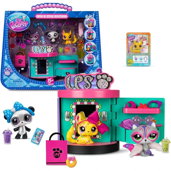 Littlest Pet Shop Spin & Style Boutique Figür Seti S01000722 ürün görseli 1