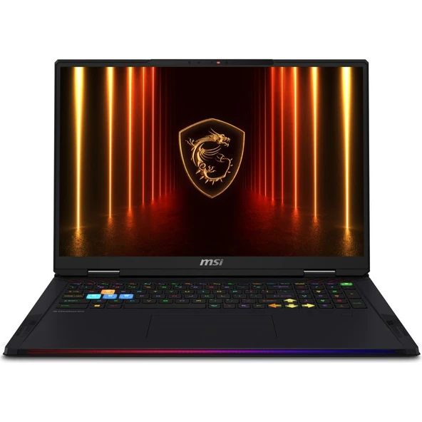 MSI Raider A18 HX A9WHG-266TR AMD Ryzen 9 9955HX3D 32GB DDR5 1TB SSD RTX 5070 Ti 12GB GDDR7 Windows 11 Home 18.0" QHD+ 240Hz Taşınabilir Bilgisayar ürün görseli 1