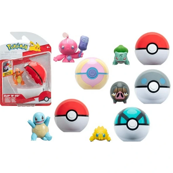 Pokemon Clip 'N' Go Asorti - Resim 2