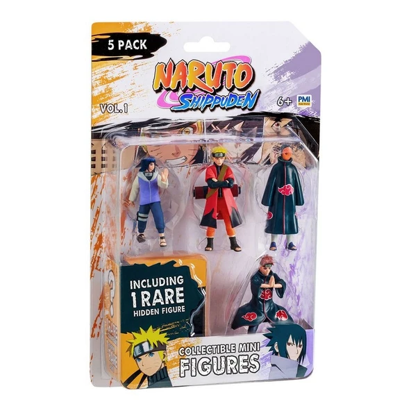 Naruto 5'li Koleksiyon Figür Seti - Resim 7