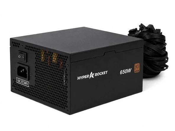 Hyper Rocket V332 650W 80+ Bronze PSU Güç Kaynağı ürün görseli 1