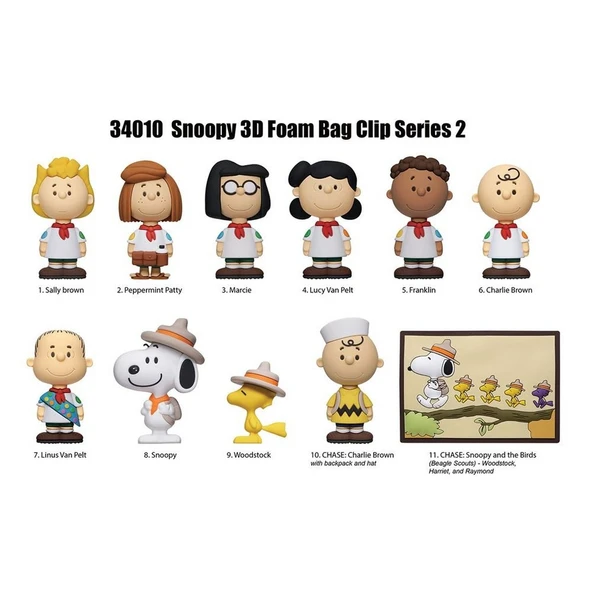 Snoopy Klipsli Figür Seri 2 - Resim 2