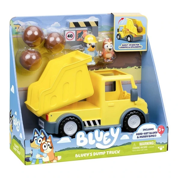Bluey Damperli Kamyon ve Figür Oyun Seti - Resim 5