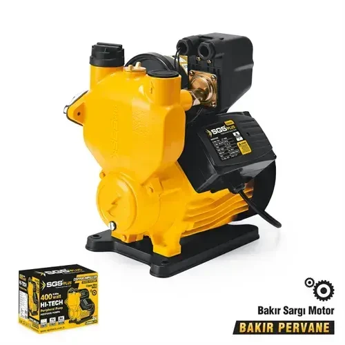 SGS5381 - PERİFERİK SU POMPASI 400 WATT 0.55 HP - 35 METRE - BAKIR SARGI MOTOR ürün görseli 1