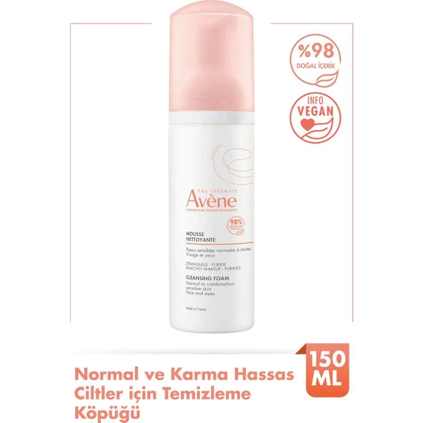 Avène Mousse Nettoyante Cilt Temizleme Köpüğü 150 ml ürün görseli 1