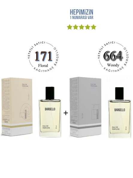 171 + 664 Kadın/Erkek Parfüm Edp 50 ml Floral/Woody - Mnms171664 ürün görseli 1