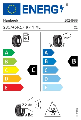Hankook 235/45 R17 97Y XL Kinergy 4S 2 H750 M+S 3PMSF Oto 4 Mevsim Lastiği (Üretim Yılı: 2025) ürün görseli 1