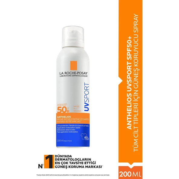 La Roche Posay Anthelios Uv Air Sport Sprey SPF50+ 200 ml ürün görseli 1
