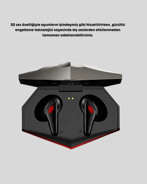 Profesyonel Oyun İçin Bluetooth Kulaklık - Resim 3
