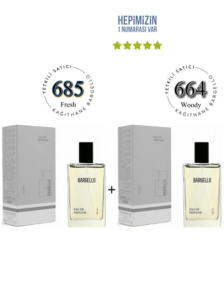 685 + 664 Erkek Parfüm Edp 50 ml Fresh/Woody - Mnms685664 ürün görseli 1