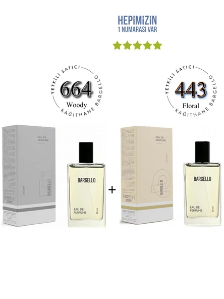 664 + 443 Erkek/Kadın Parfüm Edp 50 ml Woody/Floral - Mnms664443 ürün görseli 1