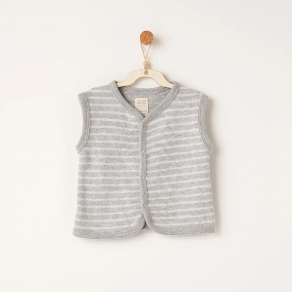 Andywawa AC26221 Casual Yelek Grey ürün görseli 1