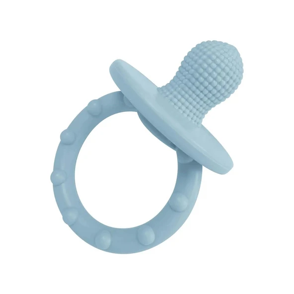 OiOi Gumy Silikon Diş Kaşıyıcı Mineral Blue ürün görseli 1
