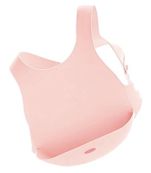 OiOi Silikon Mama Önlüğü Pinky Pink ürün görseli 1