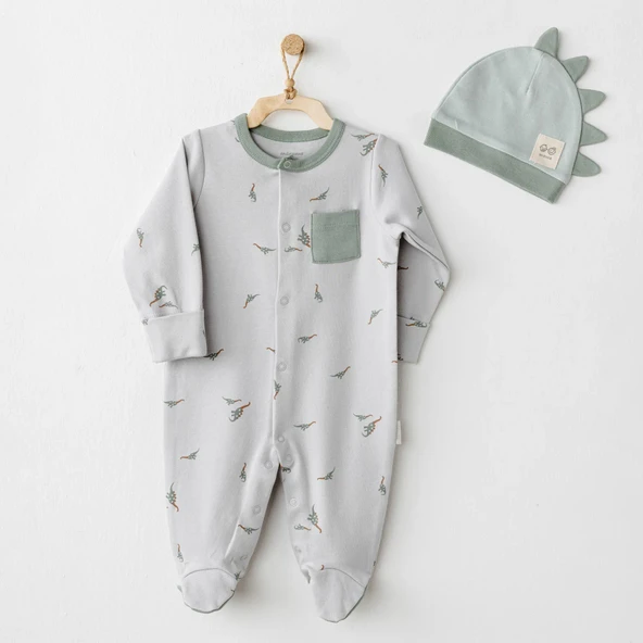Andywawa AC26003 Mummy S Snuggle Saurus Tulum Takım Green ürün görseli 1