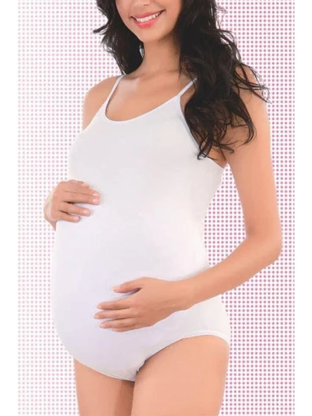 İmer Hamile Çıt Çıt Body 9253 Cream - Resim 2