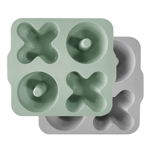 OiOi XOXO Silikon Kek Kalıbı River Green / Powder Grey ürün görseli 1
