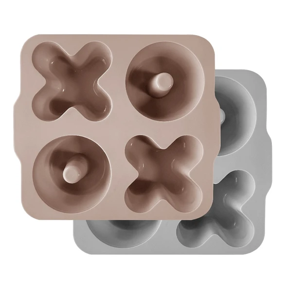 OiOi XOXO Silikon Kek Kalıbı Bubble Beige / Powder Grey ürün görseli 1