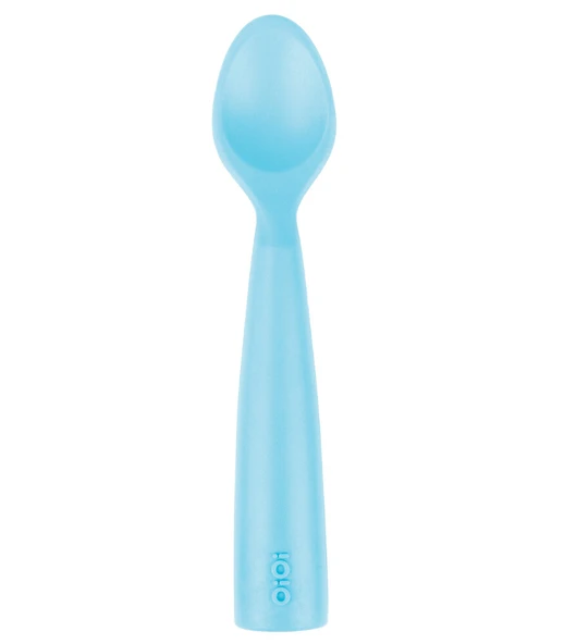 OiOi Nam Nam Silikon Mama Kaşığı Mineral Blue ürün görseli 1