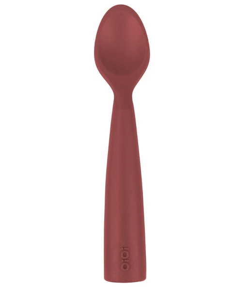 OiOi Nam Nam Silikon Mama Kaşığı Velvet Rose ürün görseli 1