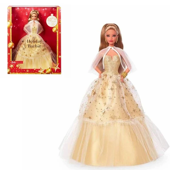 Barbie 2023 Mutlu Yıllar Bebeği - Kumral ürün görseli 1
