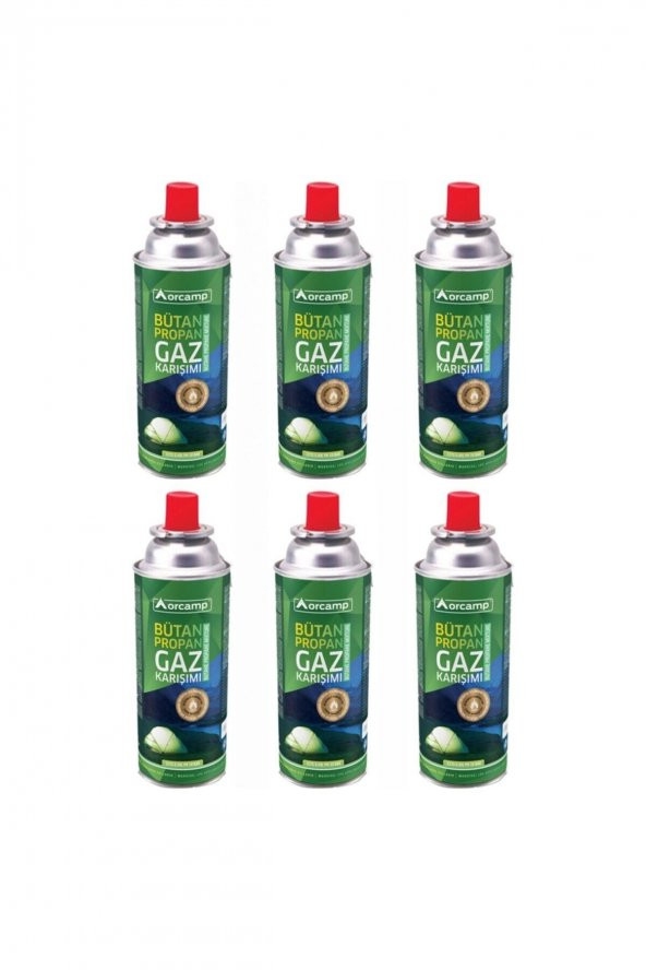 Orgaz Orcamp Kts-227 Gaz Kartuşu Altılı Set ürün görseli 1