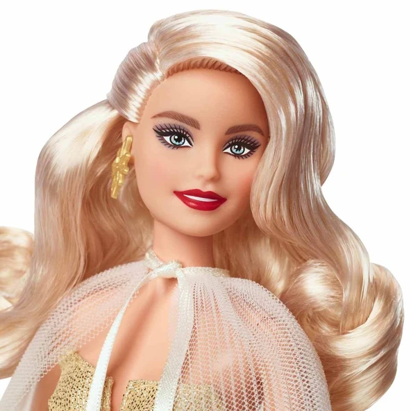 Barbie 2023 Mutlu Yıllar Bebeği - Sarışın - Resim 2