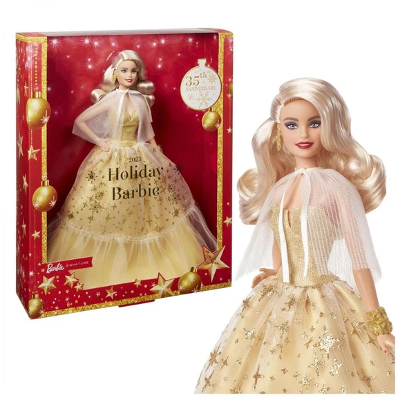 Barbie 2023 Mutlu Yıllar Bebeği - Sarışın ürün görseli 1