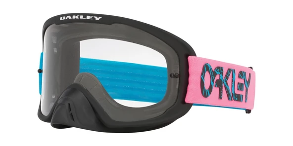 Oakley O Frame 2.0 Pro MX Goggles Gözlük 711561 2 Stroke Blue Pink Clear ürün görseli 1