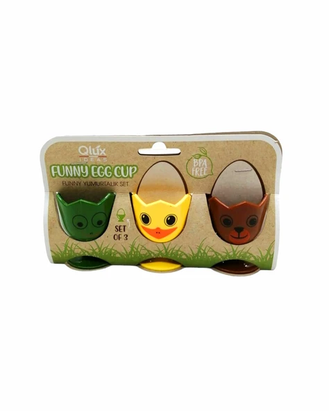 FUNNY YUMURTALIK 3PCS SET ürün görseli 1