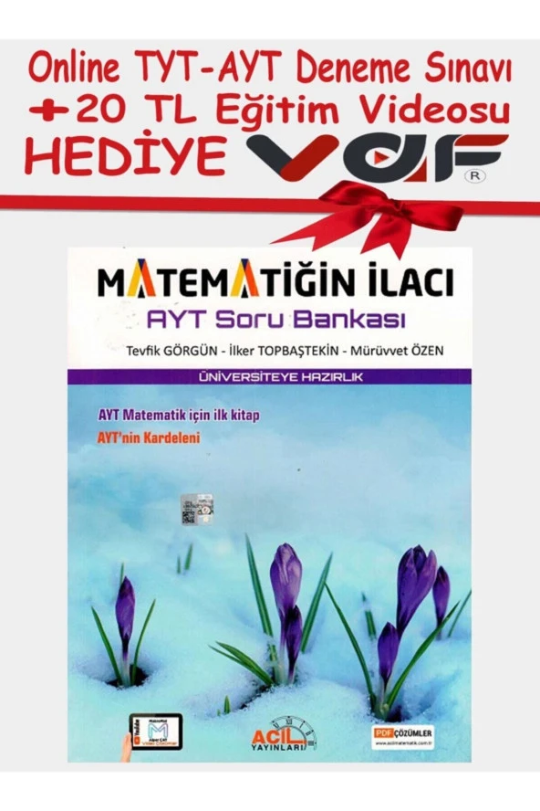 Acil Ayt Matematiğin Ilacı Soru Bankası acil ürün görseli 1