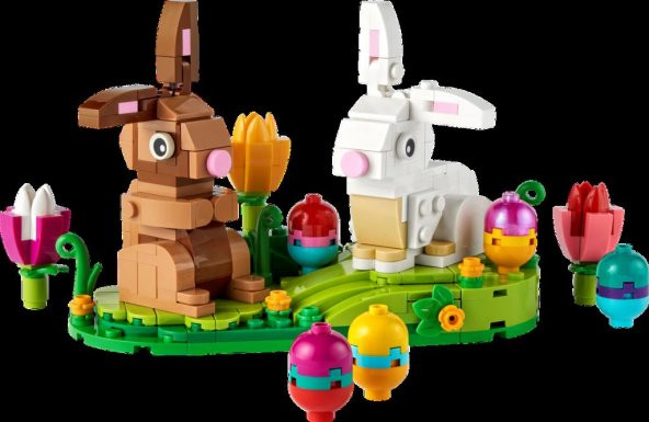 LEGO Seasonal 40523 Easter Rabbits Display - Resim 3