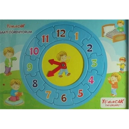 Saati Öğreniyorum (Puzzle) ürün görseli 1