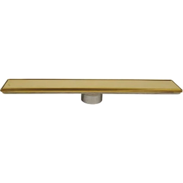 Sukar Line/6 Gold Plain 40 cm Izgaralı Duş Kanalı 1156-1034000-71 ürün görseli 1