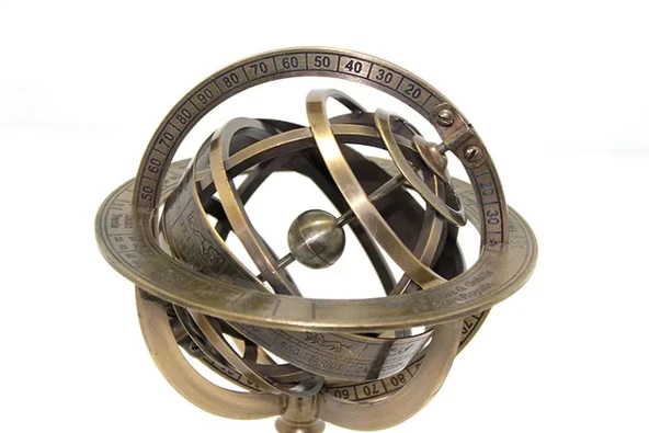 Pirinç Usturlab 21 Cm 3535 - Resim 3