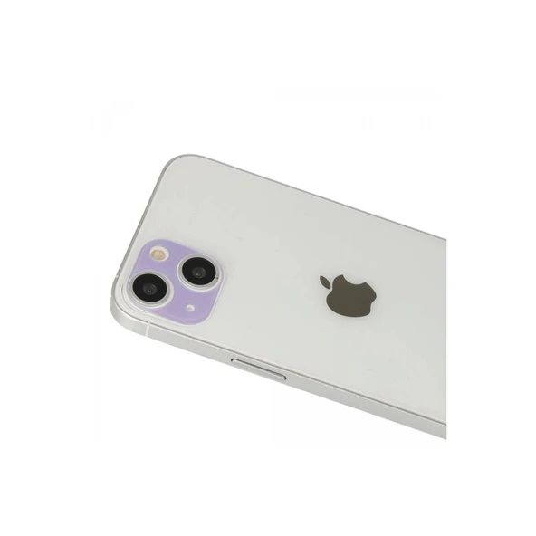 İphone 13 Rainbow Kamera Lens Koruma Cam - Mor ürün görseli 1