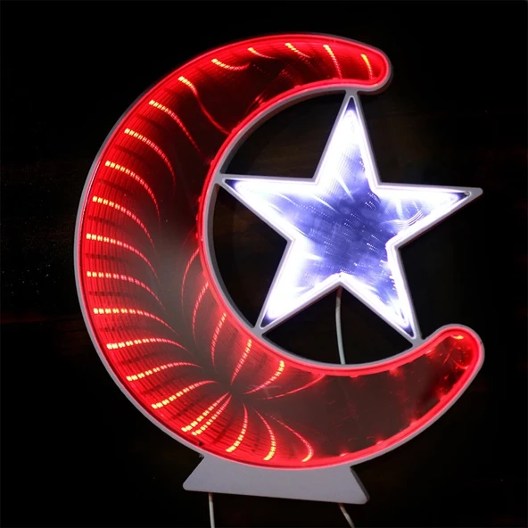 Ay Yıldız Işık Pano Türk Bayrağı Bigem Bm-079 ürün görseli 1