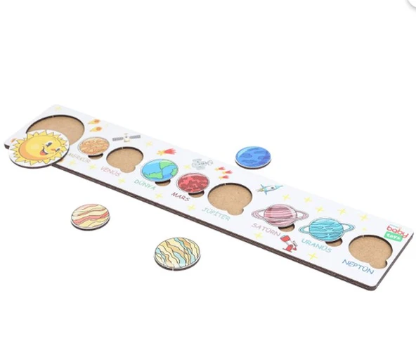 Montessori Gezegenler Puzzle ürün görseli 1
