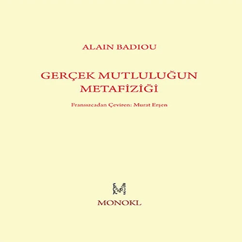Gerçek Mutluluğun Metafiziği ürün görseli 1