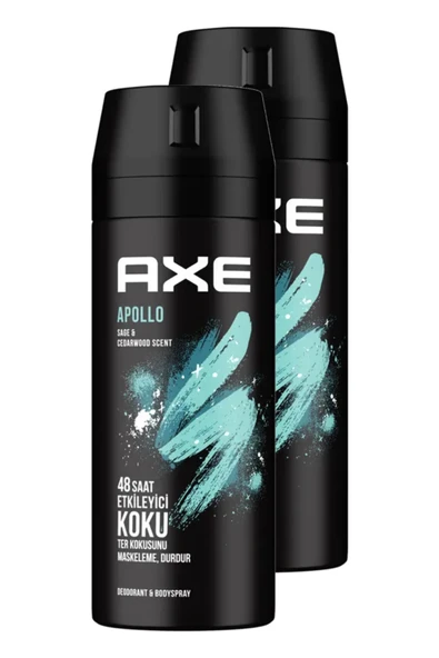 Axe Apollo Erkek Sprey Deodorant 150 Ml x 2 Adet ürün görseli 1