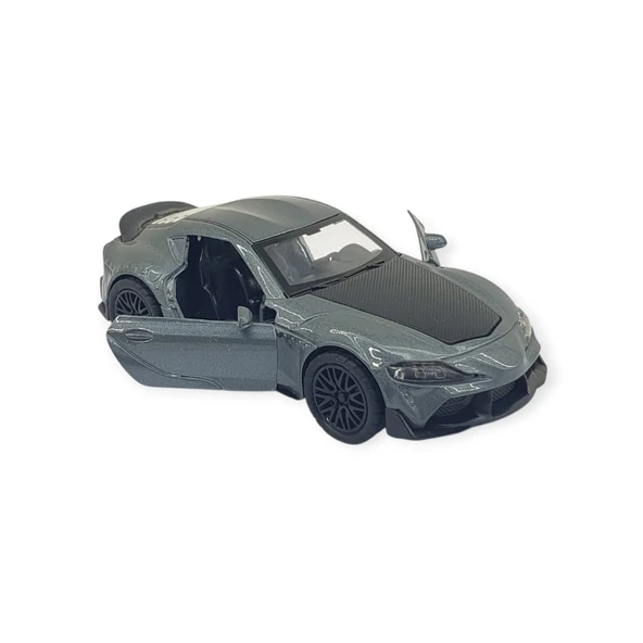 Çek Bırak Araba Metal - 3691C - Gri - 1 ADET - Resim 2