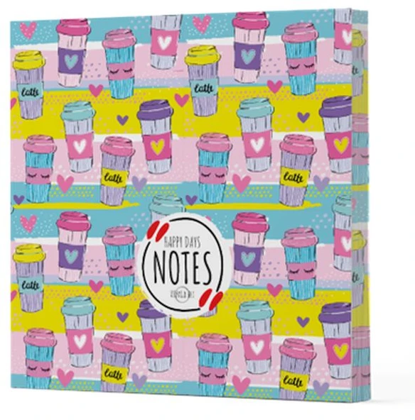 Kahve 10 - Çizgisiz Yan Boyamalı Defter ürün görseli 1