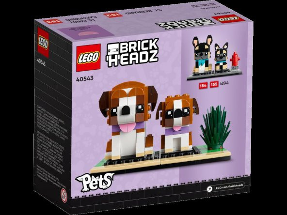 LEGO BrickHeadz 40543 St. Bernard - Resim 2