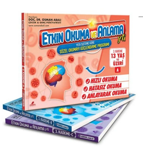 Etkin Okuma ve Anlama - 3.Kademe (13+ Yaş) ürün görseli 1