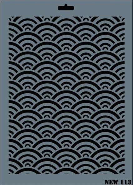 Rich New Seri N-113 Stencil 35x25 cm ürün görseli 1
