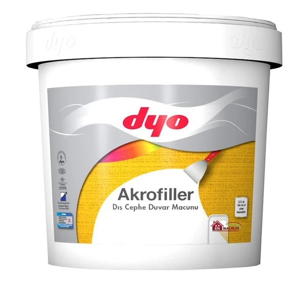 Akrofiller Dış Cephe Macunu 4,5 Kg Beyaz ürün görseli 1