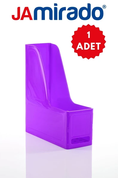 Jamirado MG 101 A4 DEMONTE PLASTİK DİKEY MAGAZİNLİK KLASÖR ARŞİV KUTUSU ORGANİZER SAKLAMA DEPOLAMA ürün görseli 1