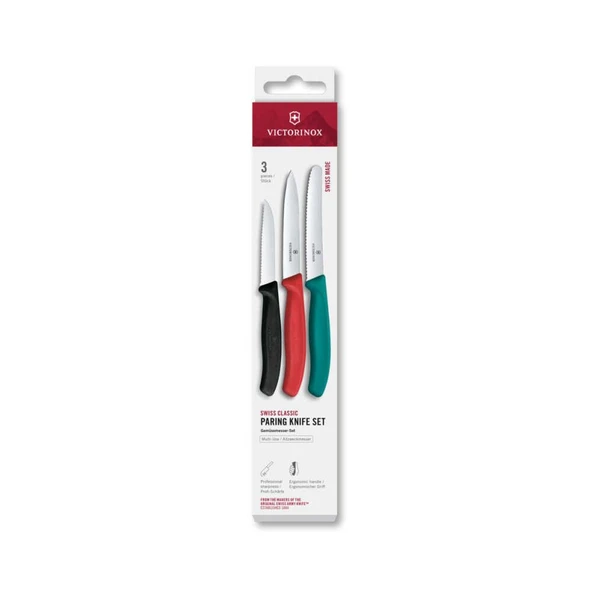 Victorinox Üçlü Soyma Bıçağı Seti 6.7116.34C1 Renkli ürün görseli 1