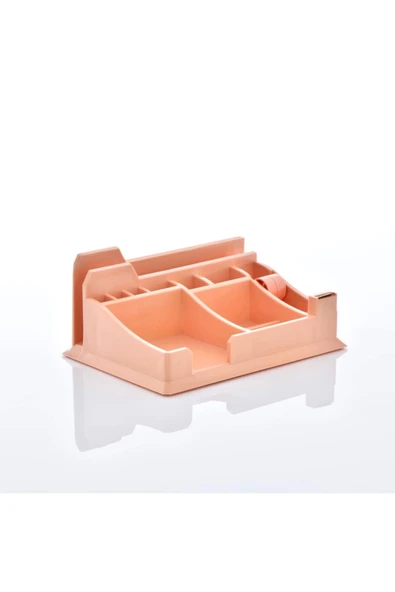 Ops Klm 302 Masaüstü Organizer Kalemlik Pastel Turuncu ürün görseli 1