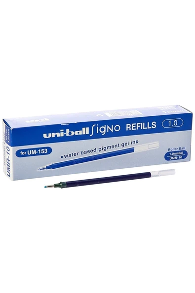 UNİ-BALL Uniball Signo Broad Um-153 Imza Kalemi Yedeği Mavi 12 Adet(umr-10) ürün görseli 1